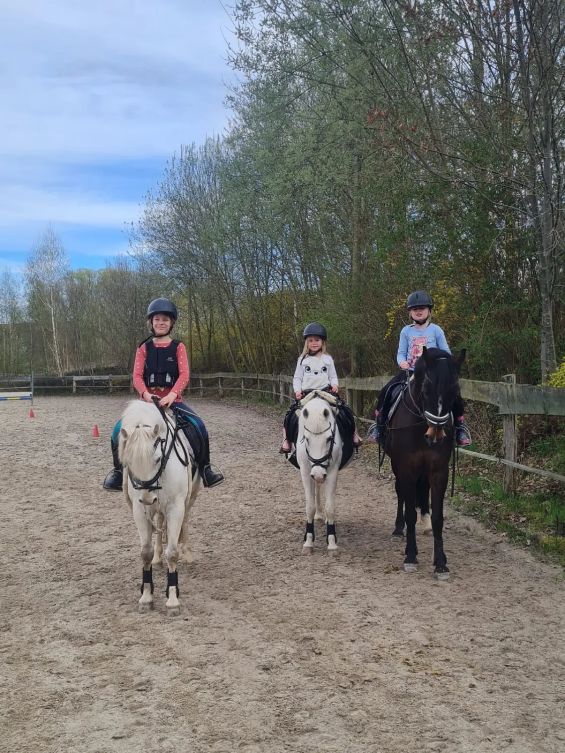 Reitsport Bachmann - Reitferien & Sportunterricht, Kinder auf Pferden